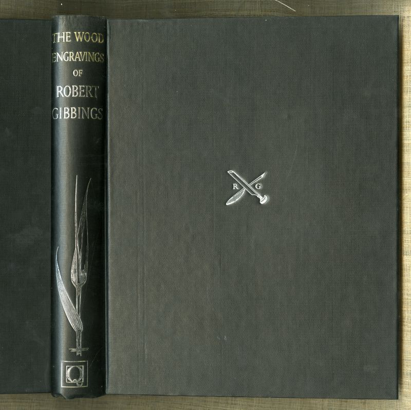 『ロバート・ギビングスの木版画』（1959年、J.M.DENT & SONS）表紙